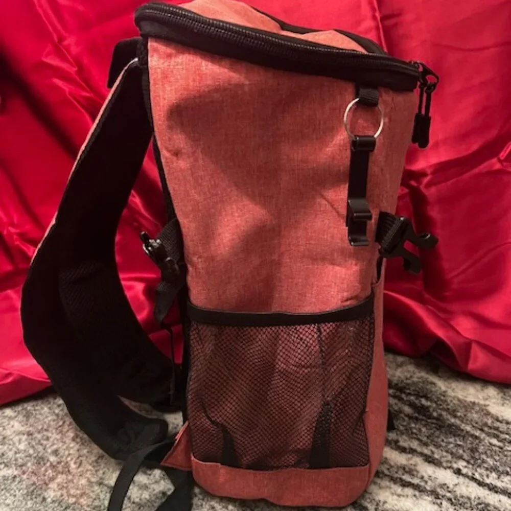 Vankor pink Camping Cooler Backpack leak-proof thermal lining for warm or‎ cold